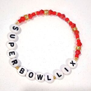 Custom NFL Super Bowl LIX Bracelet